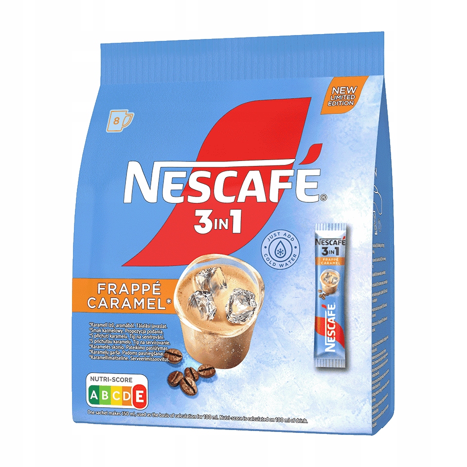 Nescafe 3w1 Frappe Caramel 15g x 8szt