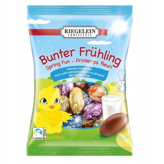 Riegelein Mini Jajka Czekoladowe 200g