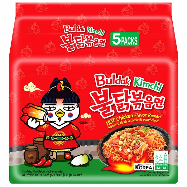 SamYang Buldak Kimchi 135g x 5szt