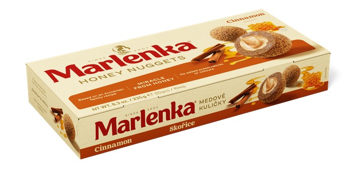 Marlenka Honey Nuggets Cinnamon 235g