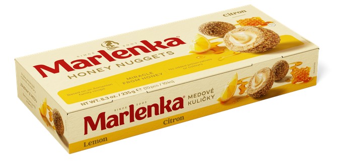 Marlenka Honey Nuggets Lemon 235g