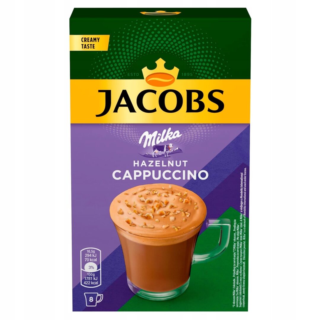 Jacobs Milka Hazelnut Cappucino 16,5g x 8szt