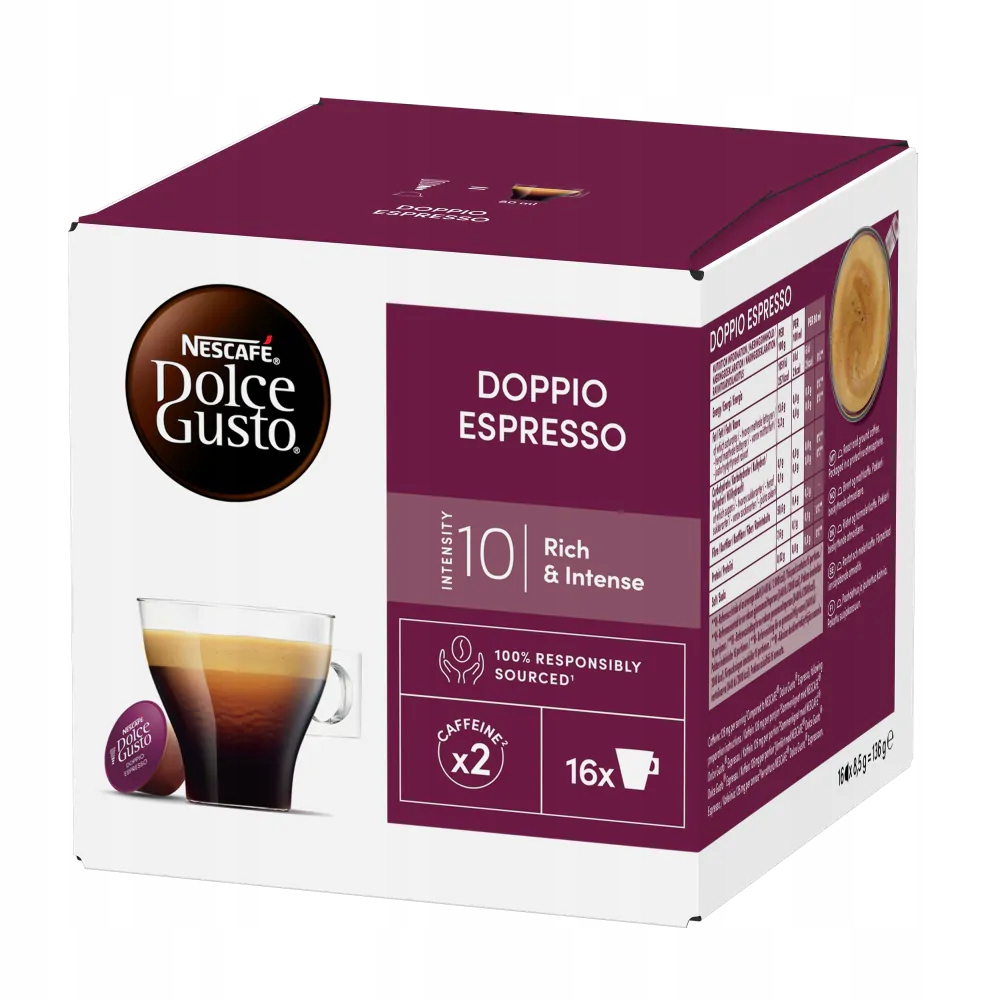 Dolce Gusto Doppio Double Espresso 16 Kapsułek