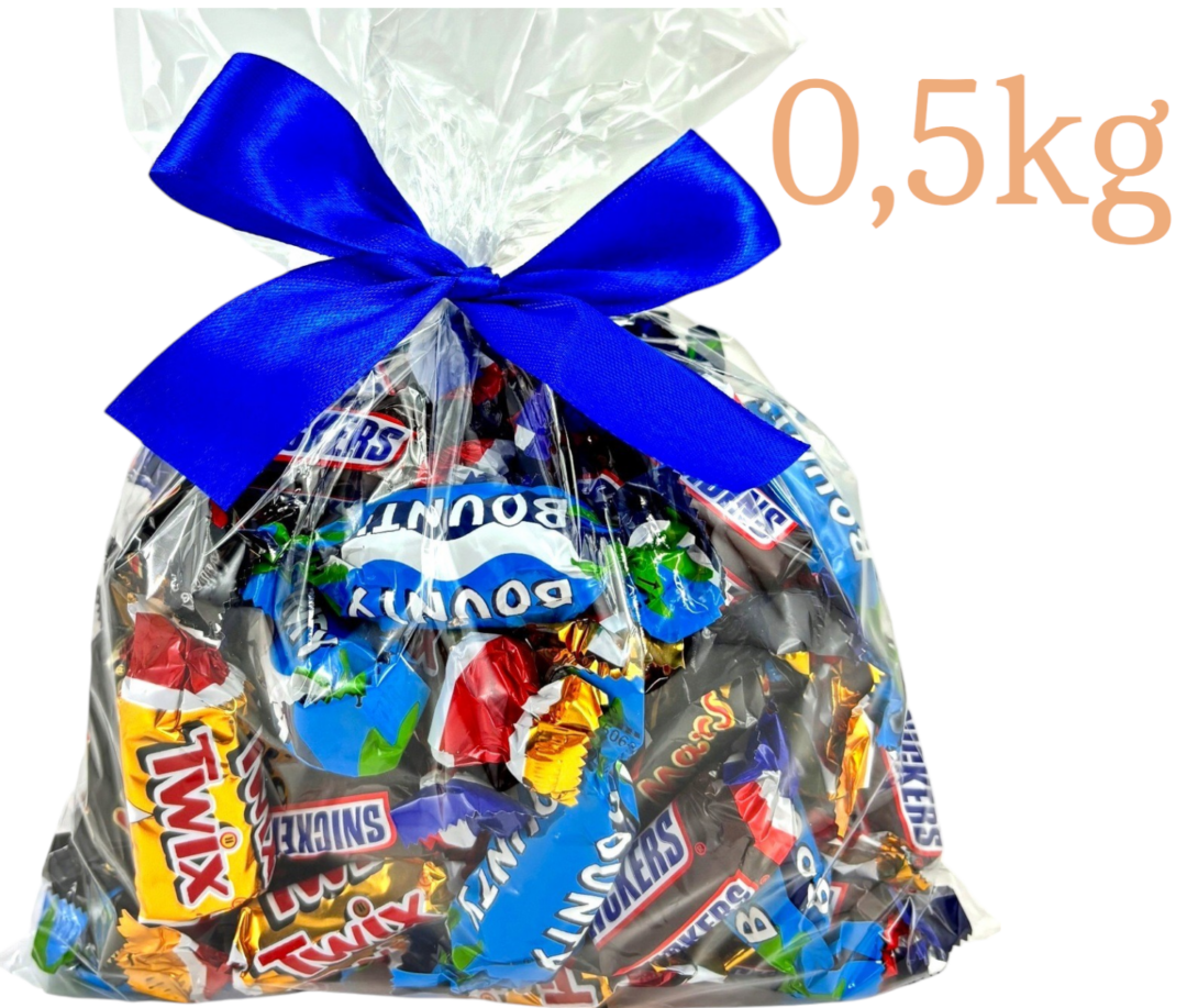 Cukierki Minis Mix Mars Twix Bounty Snickers 500g
