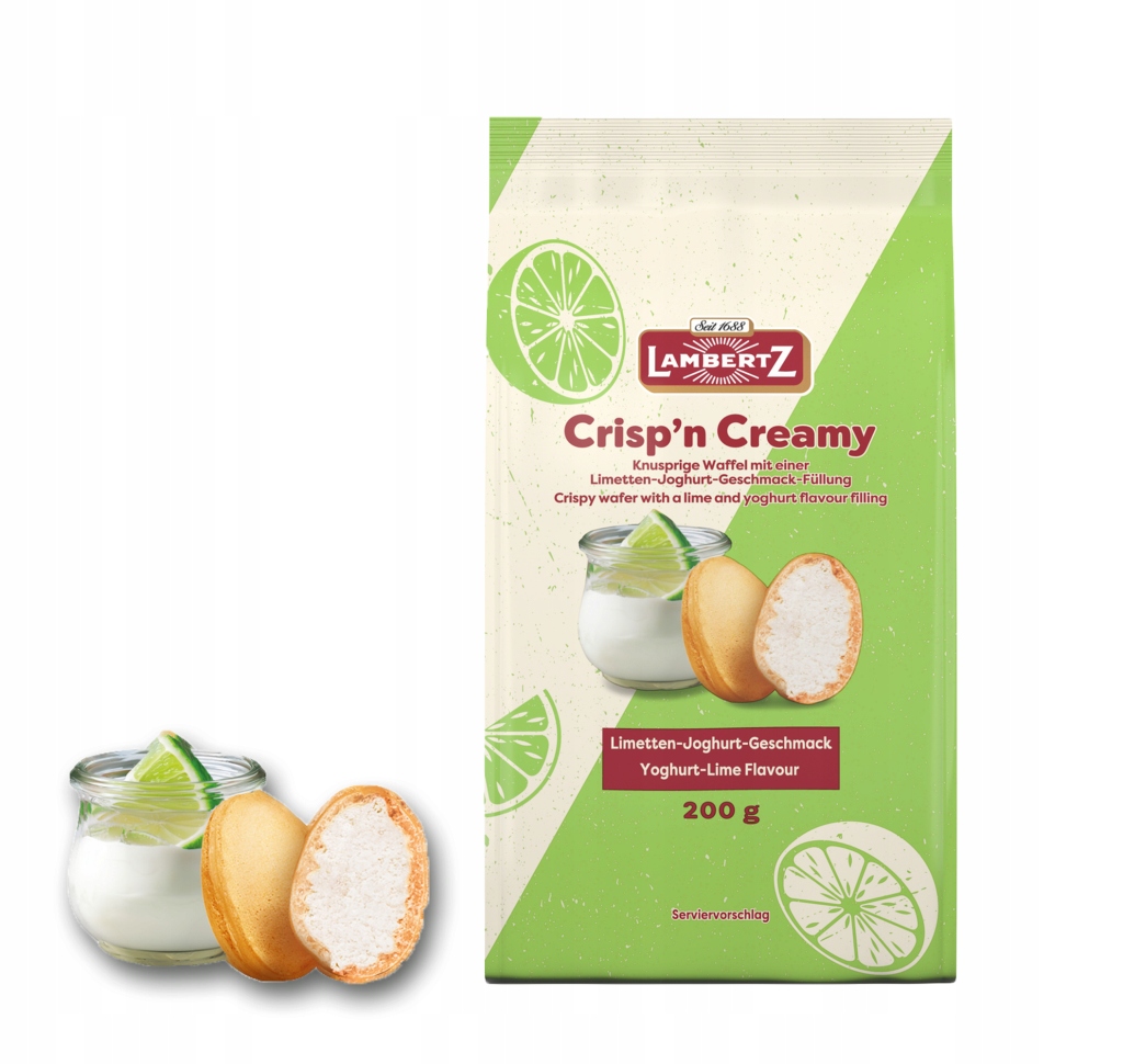 Lambertz Crisp'n Creamy Yoghurt-Lime 200g