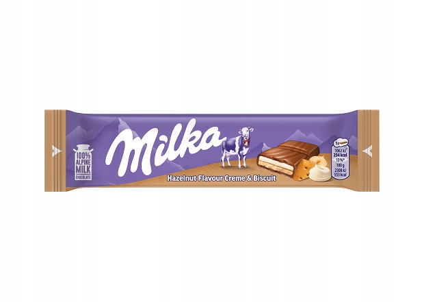 Milka Hazelnut Creme & Biscuit 46g