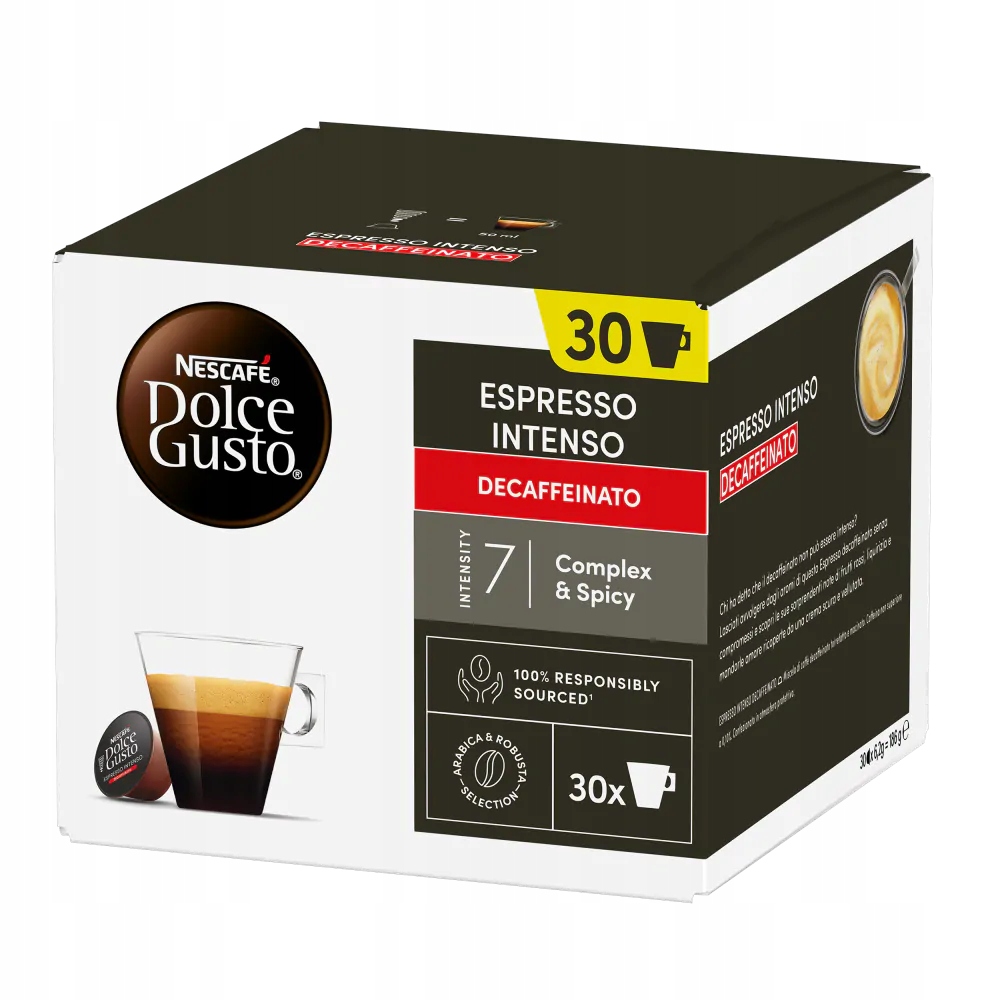 Dolce Gusto Espresso Intenso Decaffeinato 30 Kapsułek