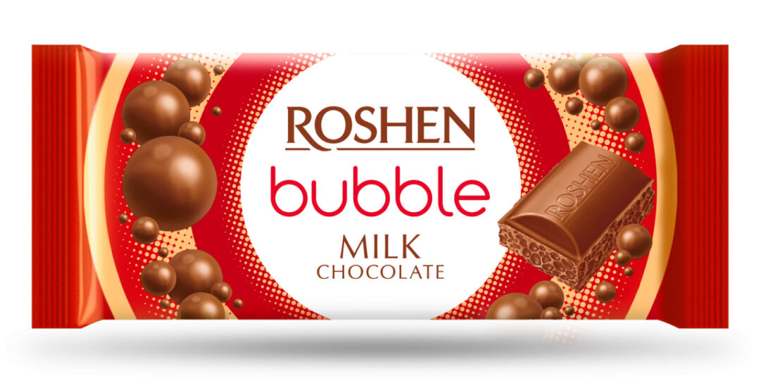 Roshen Bubble Milk Chocolate 80g