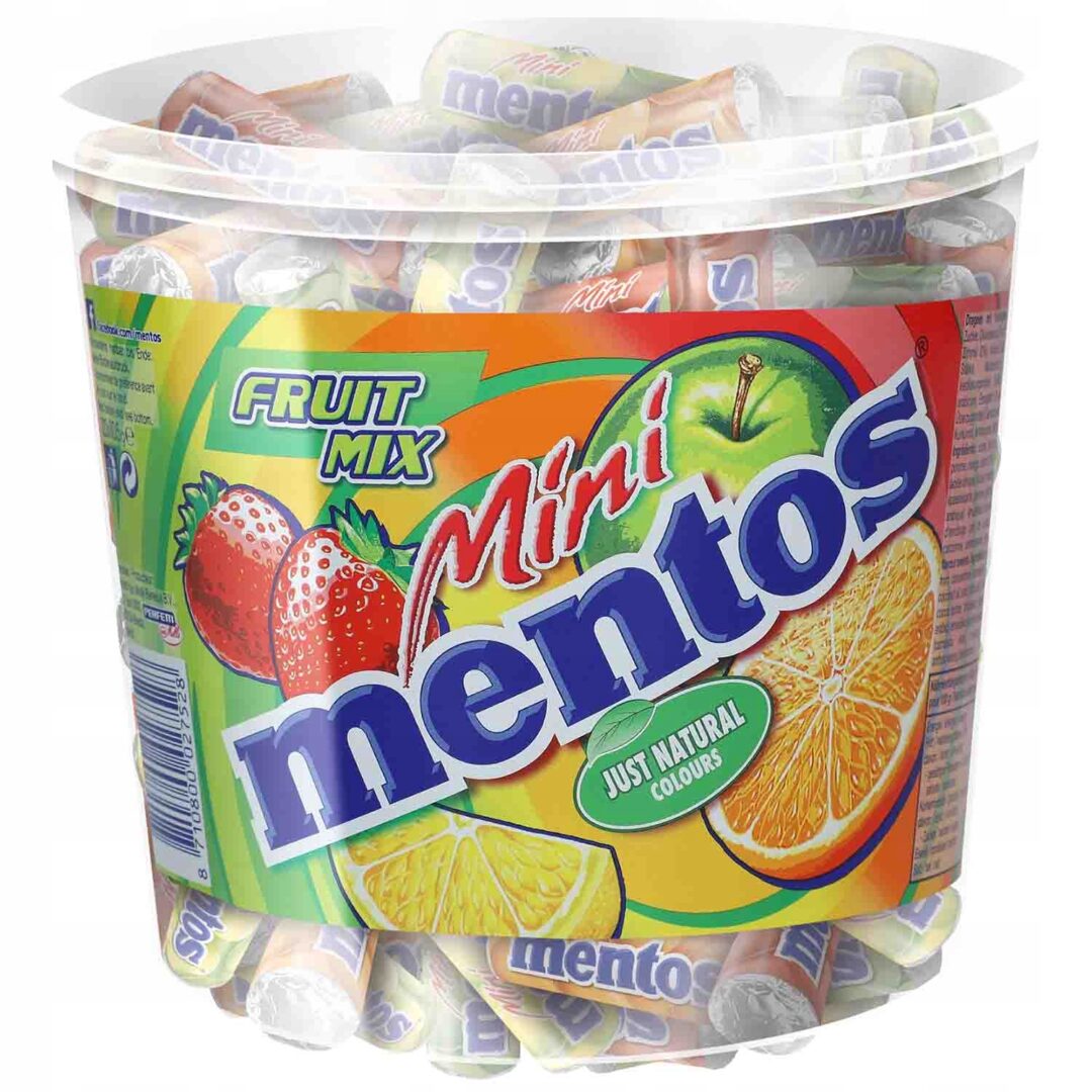 Mentos Mini Fruit Mix 10,5g x 120szt