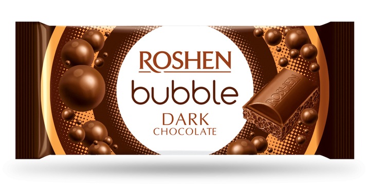 Roshen Bubble Dark Chocolate 80g