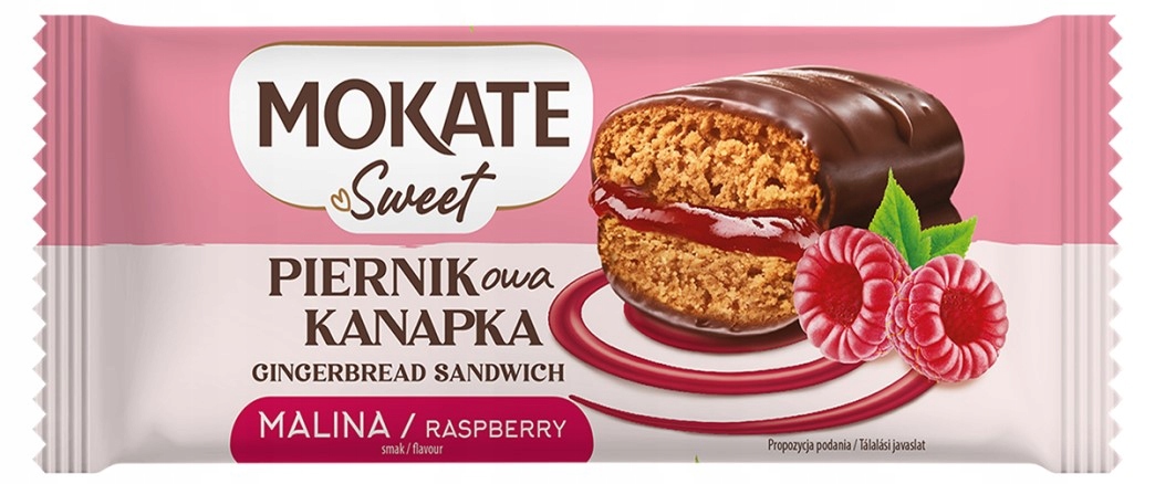 Mokate Piernikowa Kanapka Malina 60g