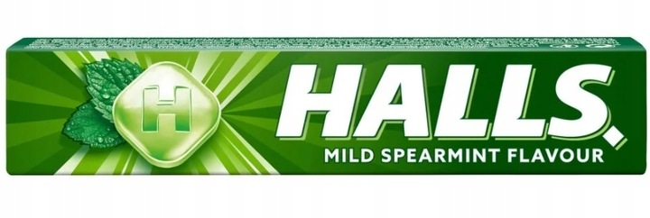 Halls Mild Spearmint 33,5g