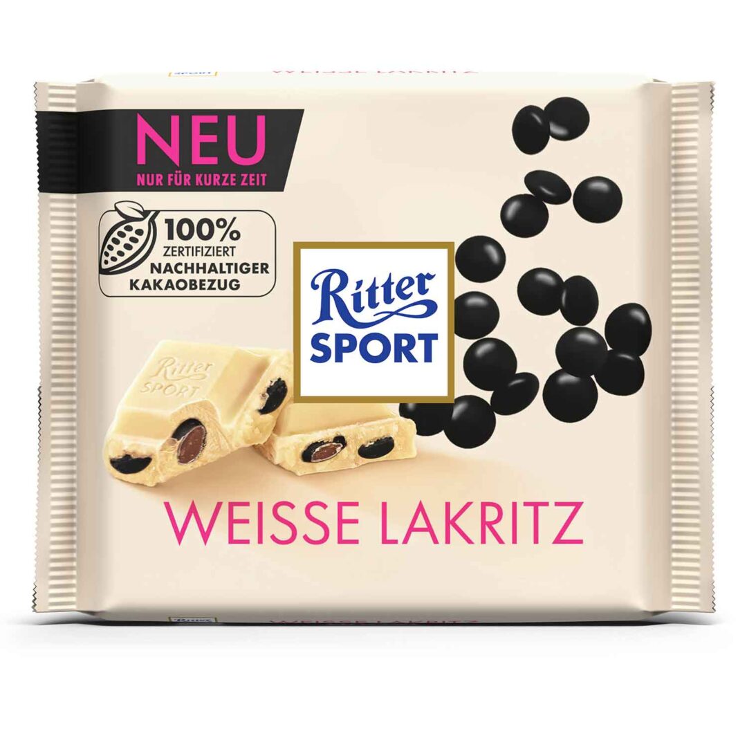 Ritter Sport Weisse Lakritz 100g