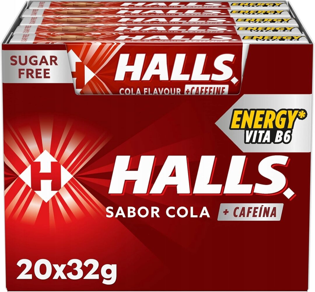 Halls Energy Cola Bez Cukru 32g x 20szt
