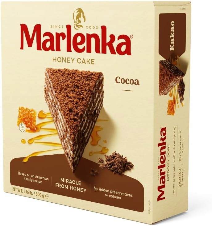Marlenka Honey Cake Cocoa 800g