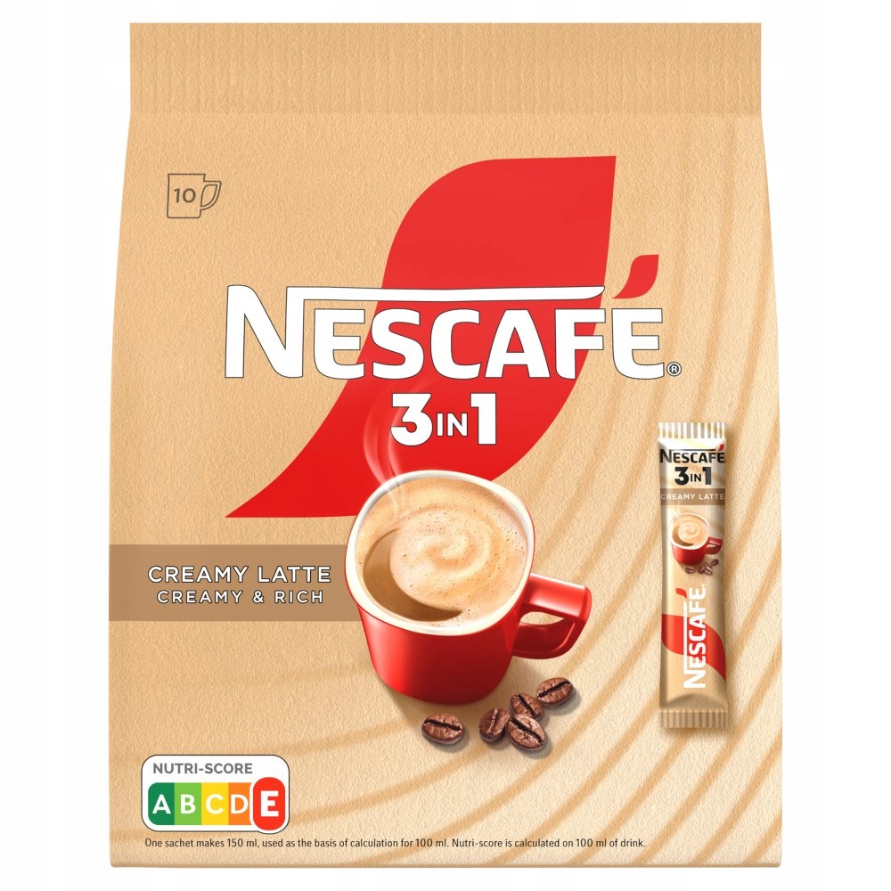 Nescafe 3in1 Creamy Latte 15g x 10szt