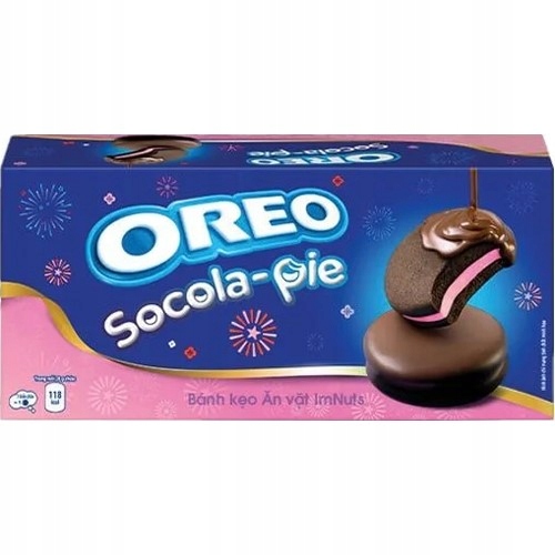 Oreo Socola Pie Truskawka 168g