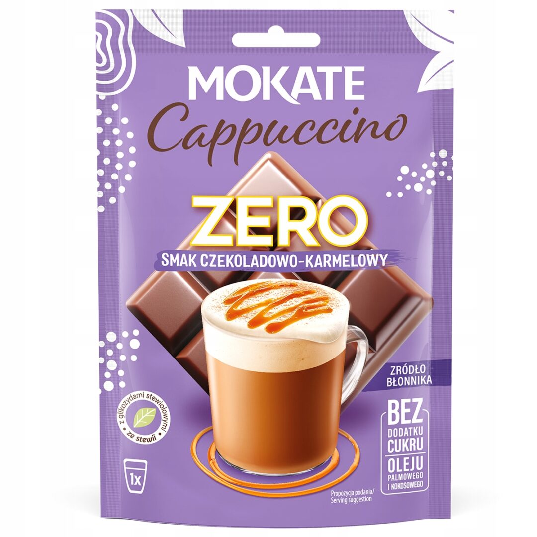 Mokate Cappuccino Zero Czekoladowo-Karmelowe 20g