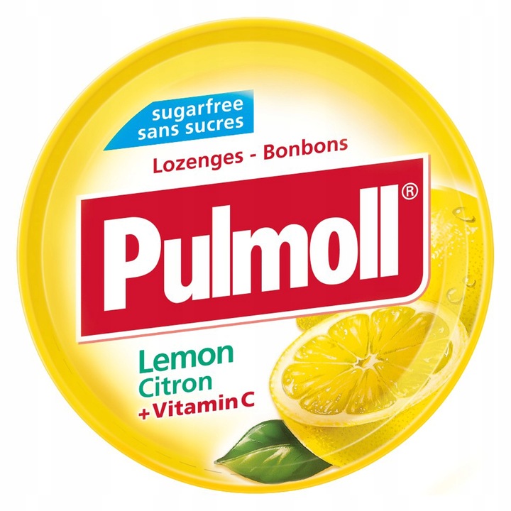 Pulmoll Lemon Sugar Free 45g