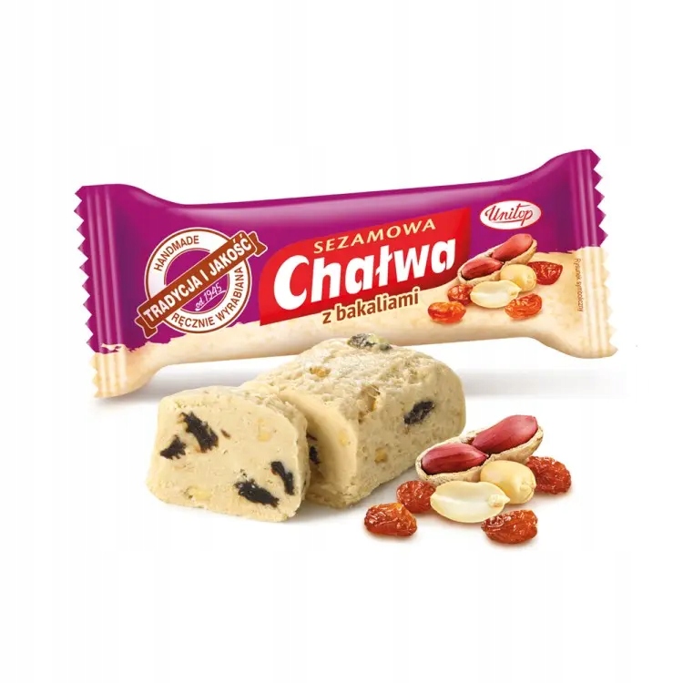 Unitop Chałwa Sezamowa z Bakaliami 50g