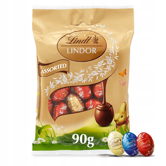 Lindt Lindor Mini Eggs Assorted 90g