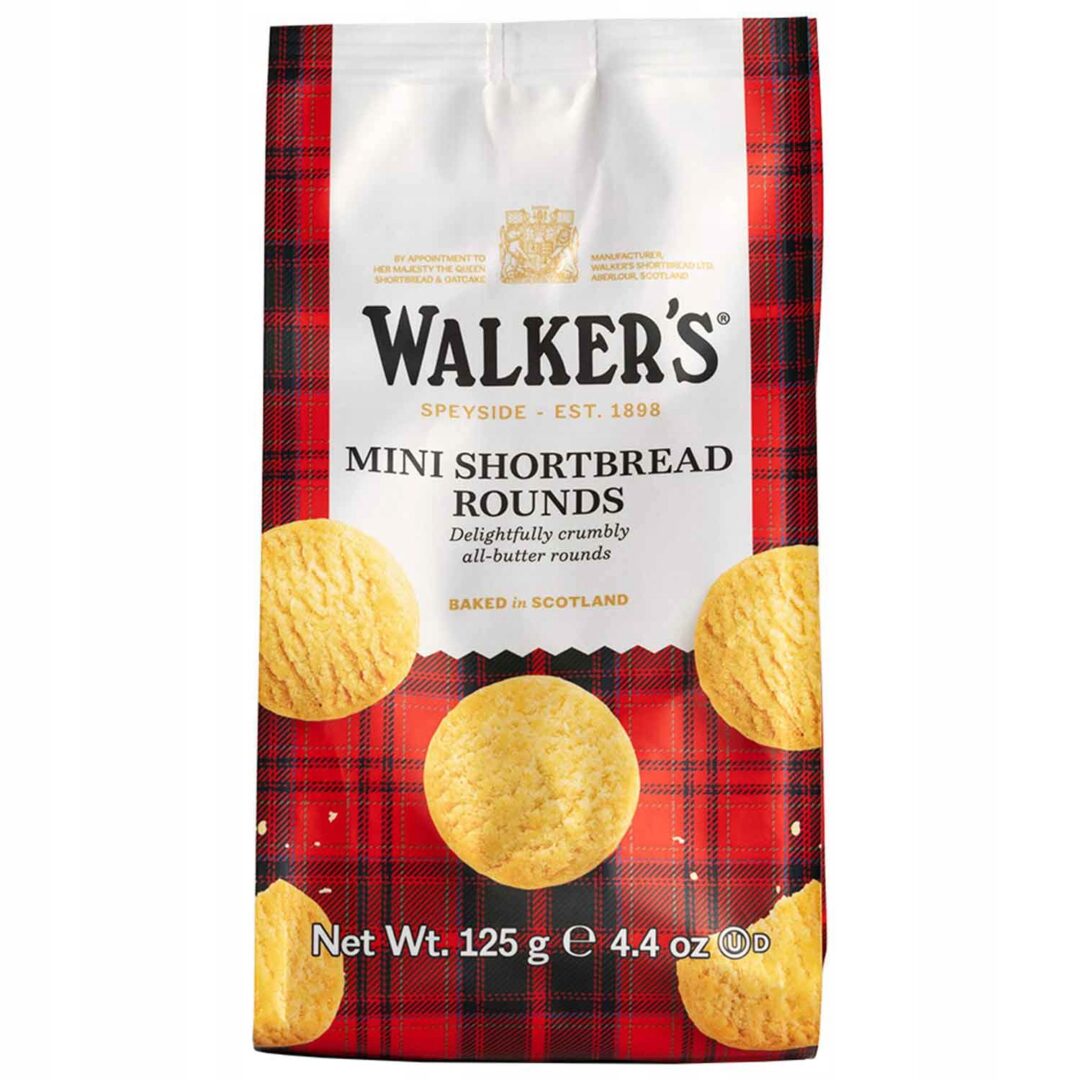 Walkers Mini Shortbread Rounds 125g