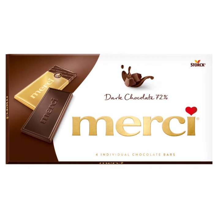 Merci Dark Chocolate 72% 100g