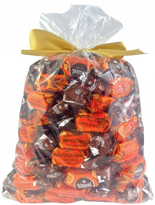 Wawel Cukierki Czekoladowe z Galaretką Pomarańczową 1kg