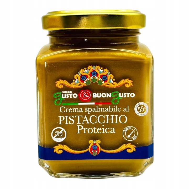 Gusto & Buon Gusto Krem Pistacjowy 55% Proteinowy 200g