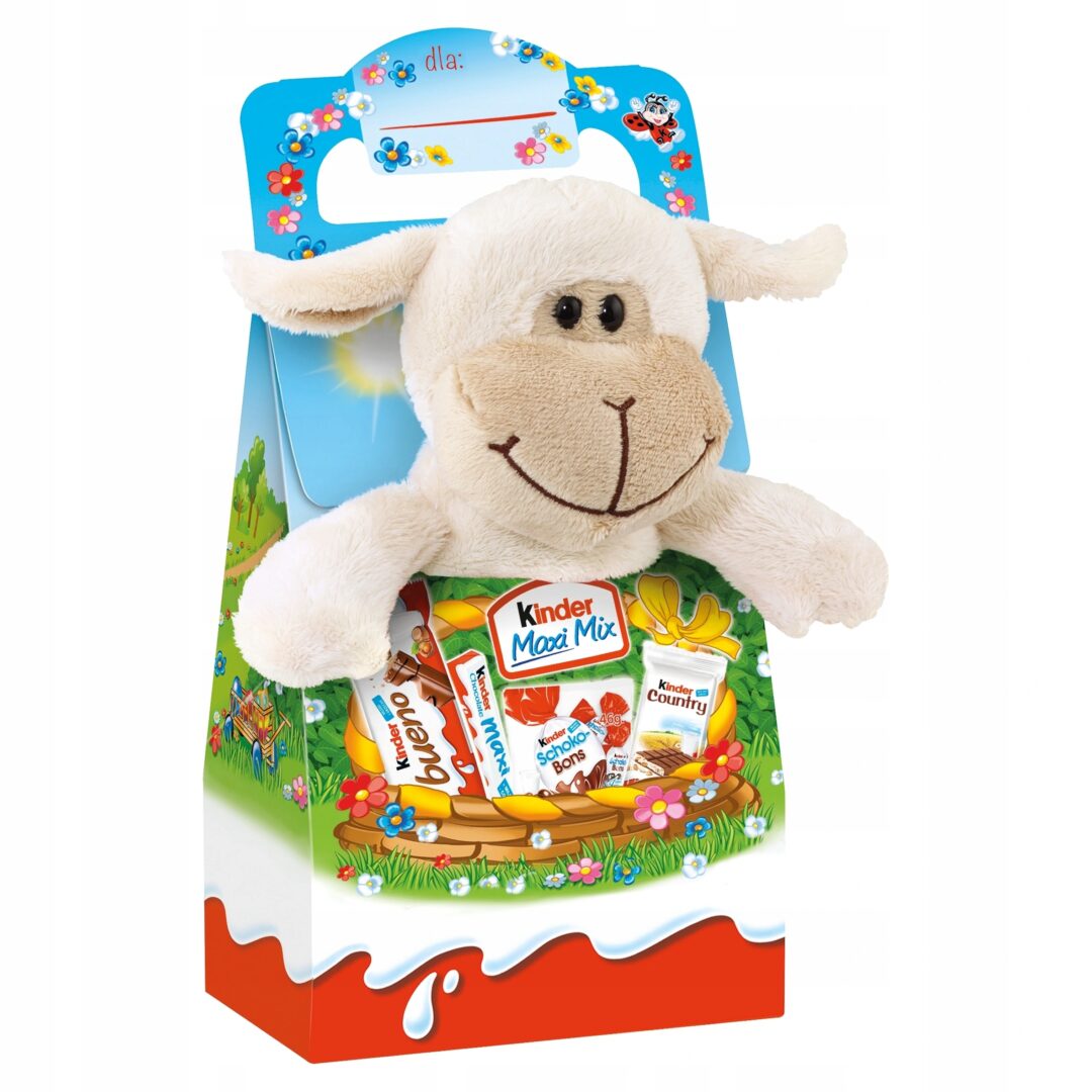 Kinder Maxi Mix z Pluszowym Barankiem 133g