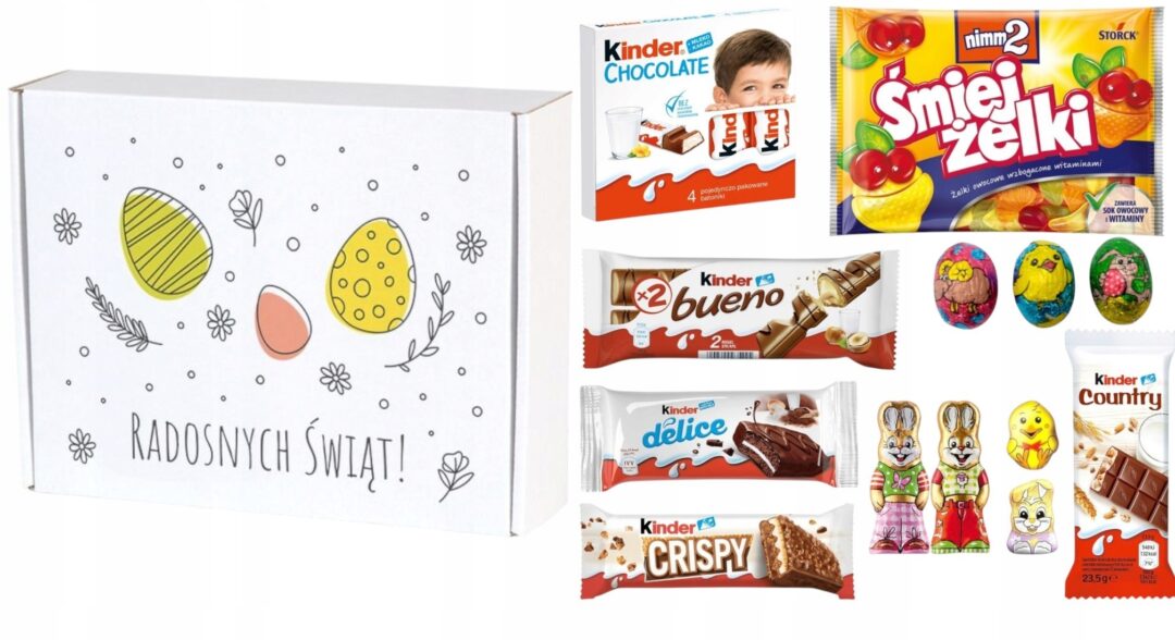 Box Słodyczy Kinder Wielkanoc