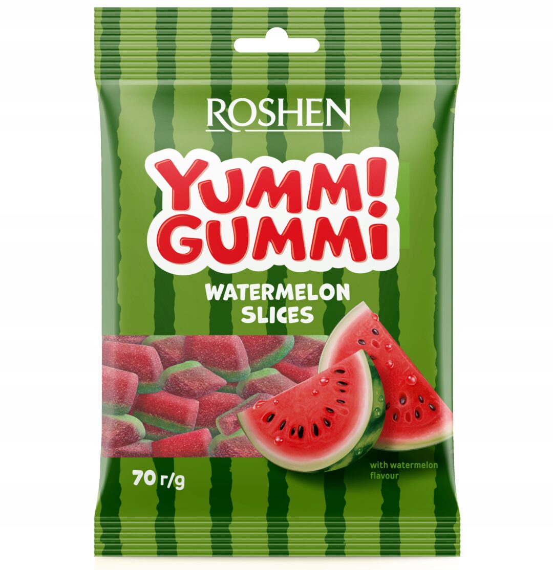 Roshen Yummi Gummi Watermelon Slices 70g