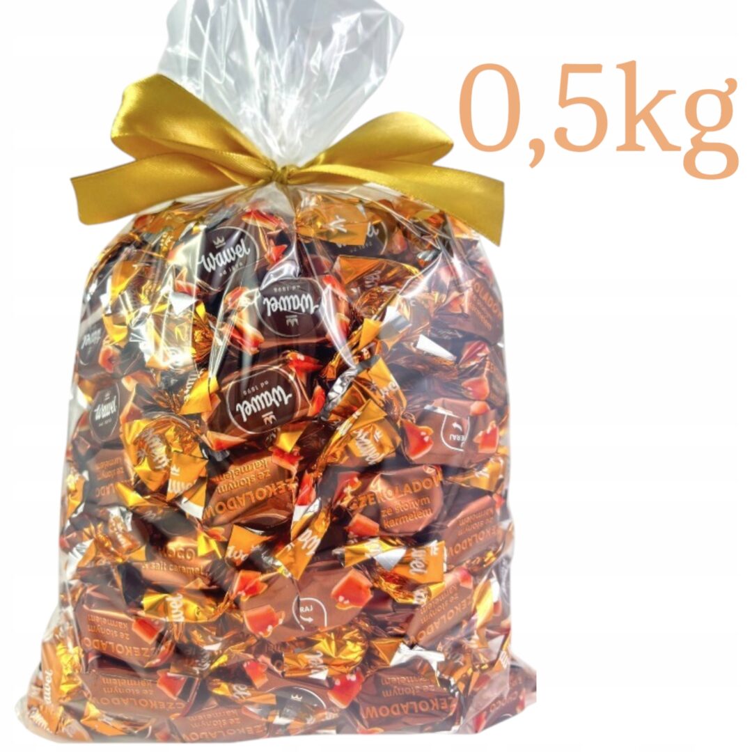 Wawel Cukierki Czekoladowe ze Słonym Karmelem 0,5kg