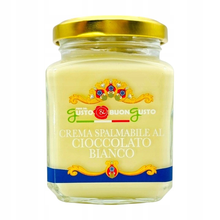 Gusto & Buon Gusto Krem z Białej Czekolady 200g