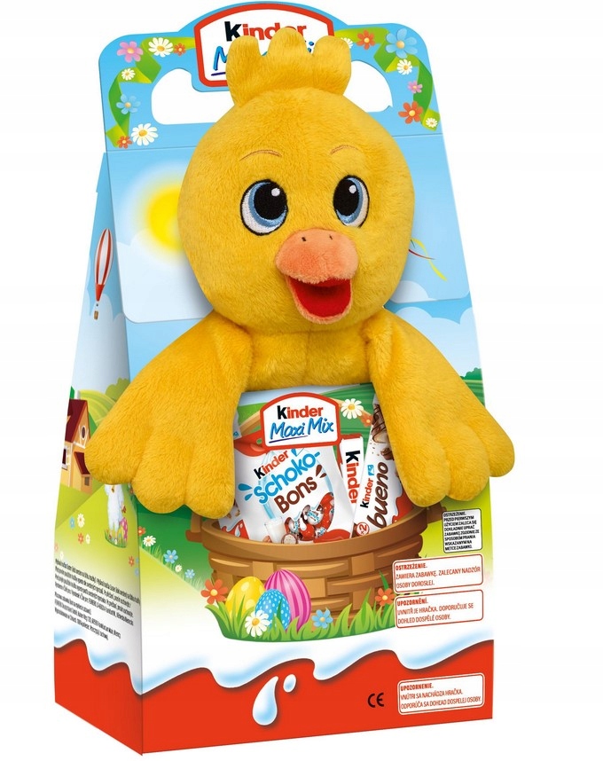 Kinder Maxi Mix z Pluszowym Kurczakiem 133g