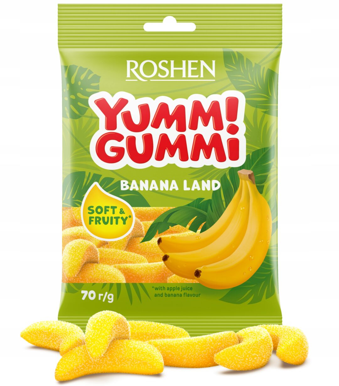 Roshen Yummi Gummi Banana Land 70g