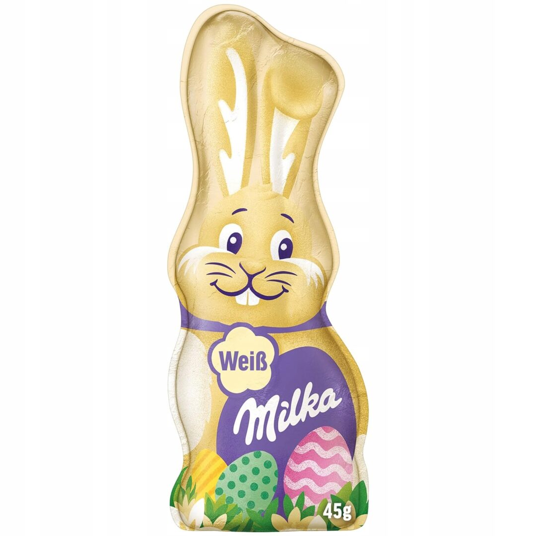 Milka Królik z Białej Czekolady 45g