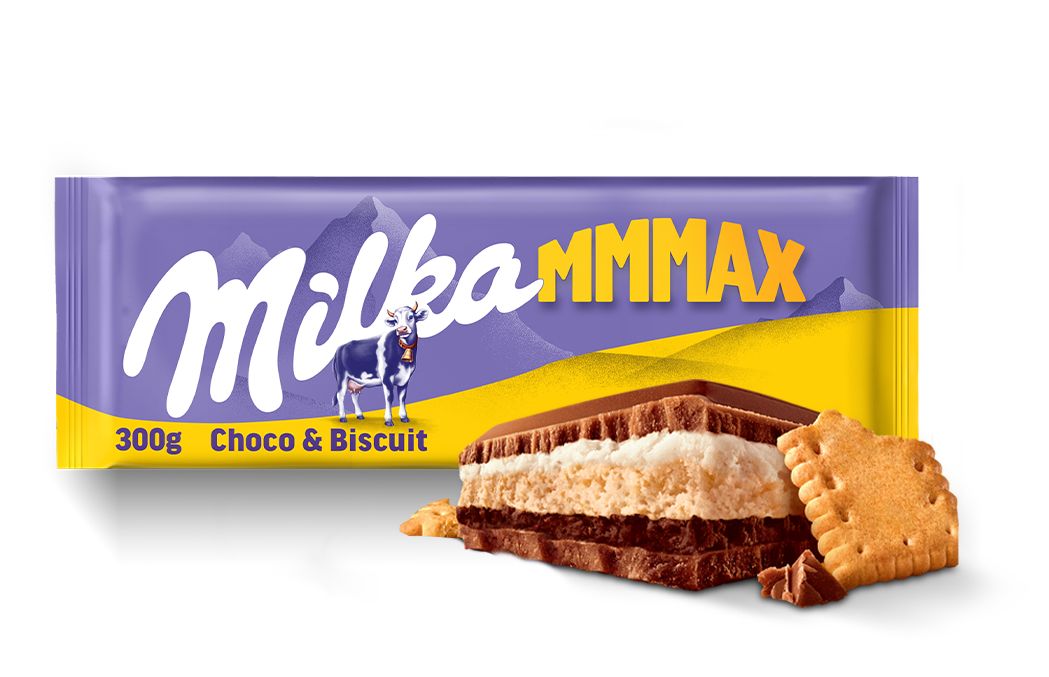 Milka Mmmax Choco & Biscuit 300g