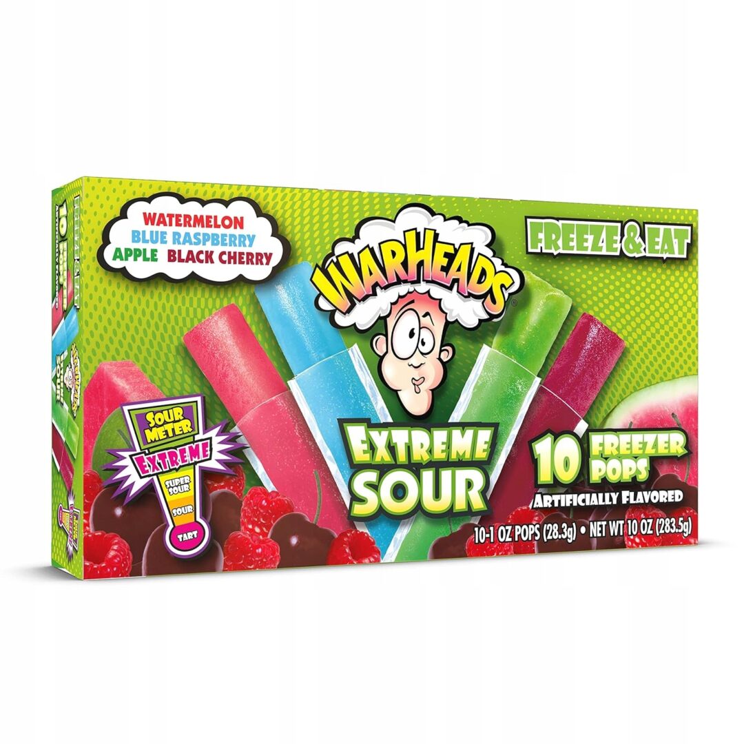 Warheads Extreme Sour Freezer Pops 283g