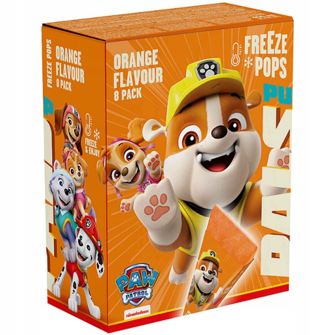 Paw Patrol Lody Wodne Pomarańczowe 62ml x 8szt