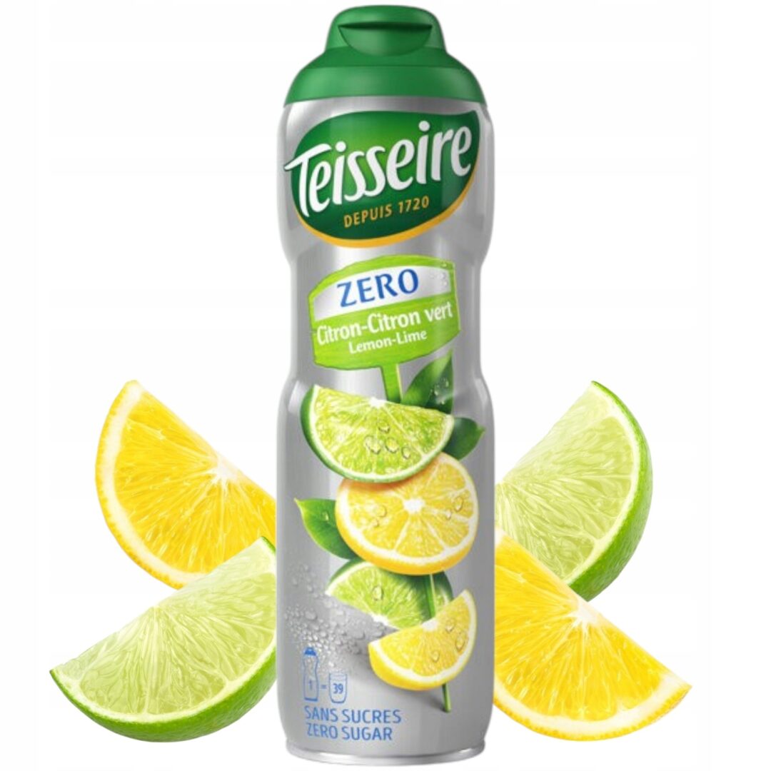 Teisseire Syrop Cytryna Limonka Bez Cukru 600ml