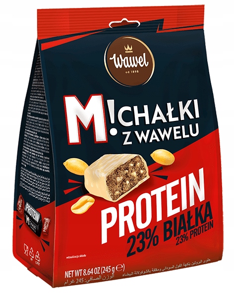 Wawel Michałki Protein 23% 245g