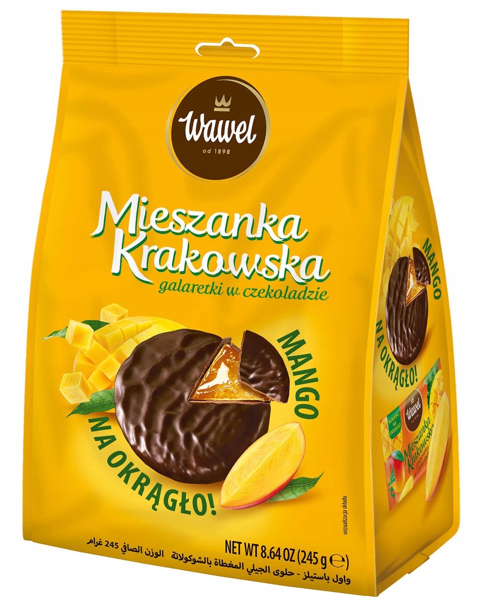Wawel Mieszanka Krakowska Galaretki Mango 245g