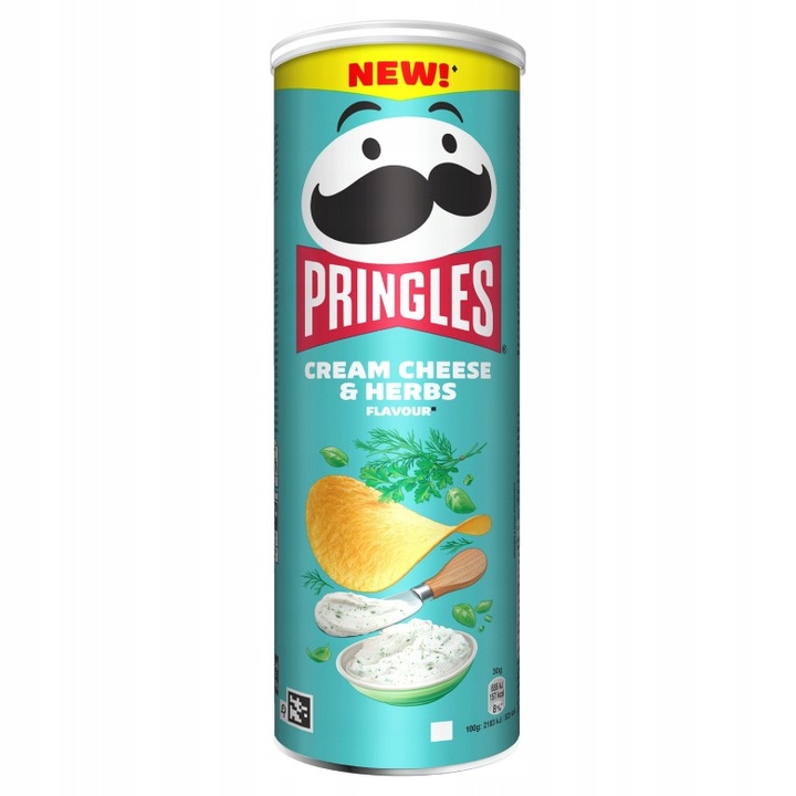 Pringles Cream Cheese & Herbs 165g