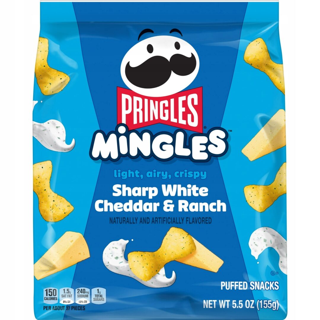 Pringles Mingles Sharp White Cheddar & Ranch 155g