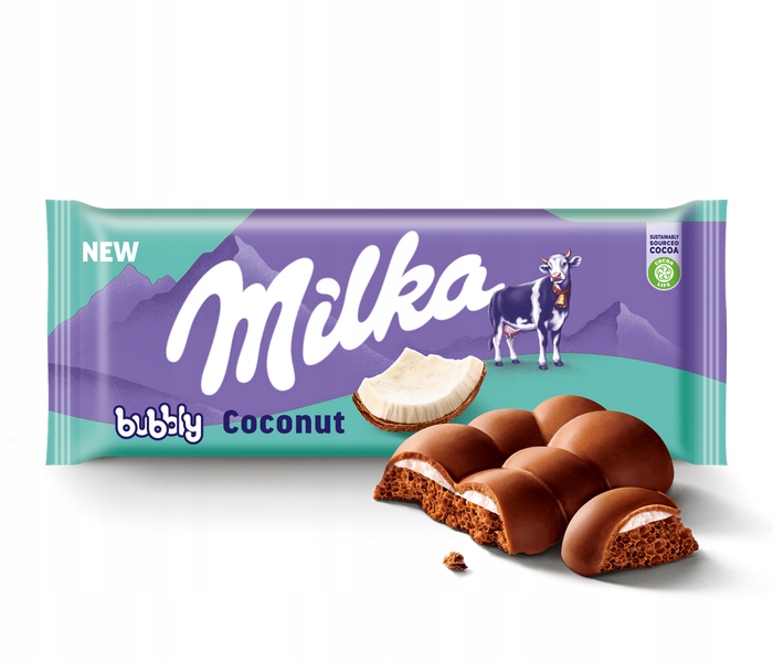 Milka Bubbly Coconut 97g