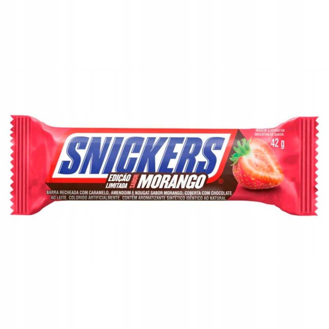 Snickers Morango Strawberry 42g