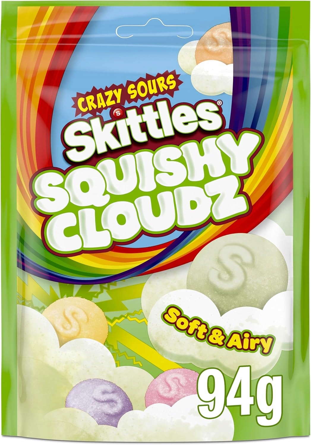 Skittles Sours Squishy Cloudz 94g