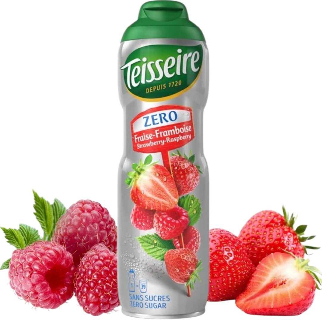 Teisseire Syrop Truskawka Malina Bez Cukru 600ml