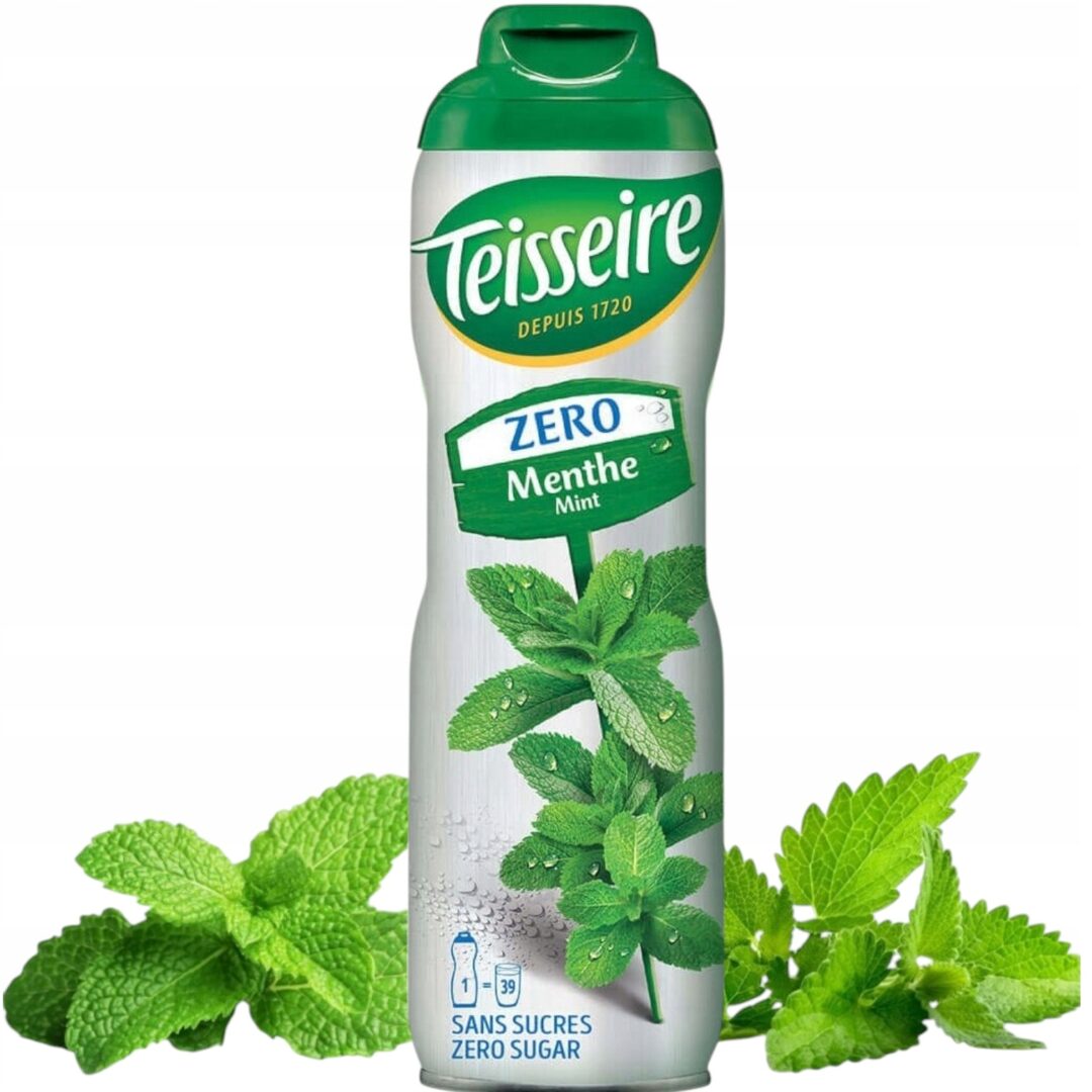 Teisseire Syrop Miętowy Bez Cukru 600ml
